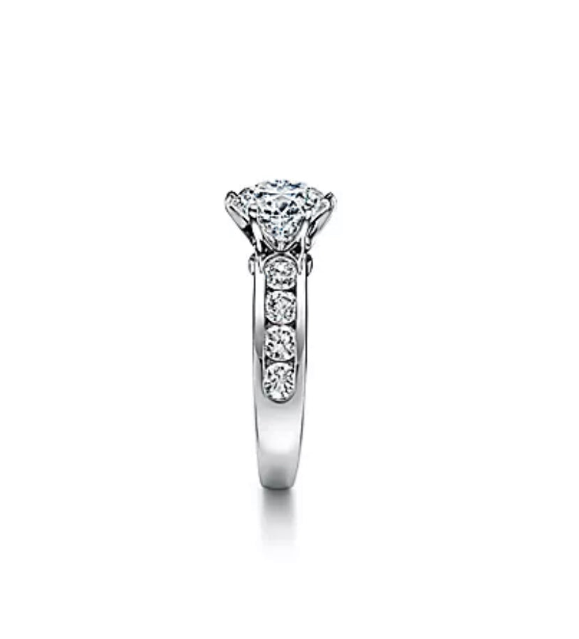 Tiffany channel set diamond ring Clearance
