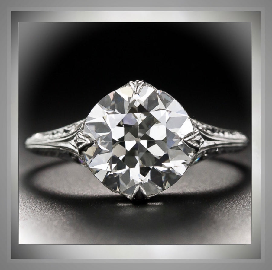 On Sale***1.70 Ct. Edwardian Style Engagement Ring VS2
