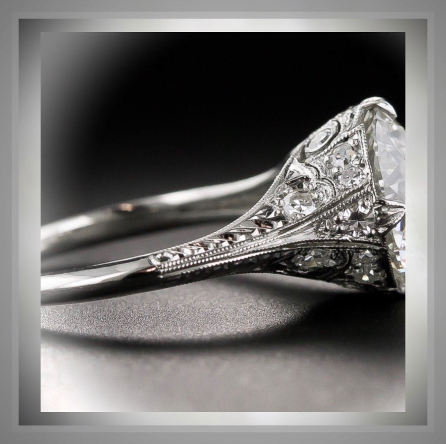 On Sale***1.70 Ct. Edwardian Style Engagement Ring VS2