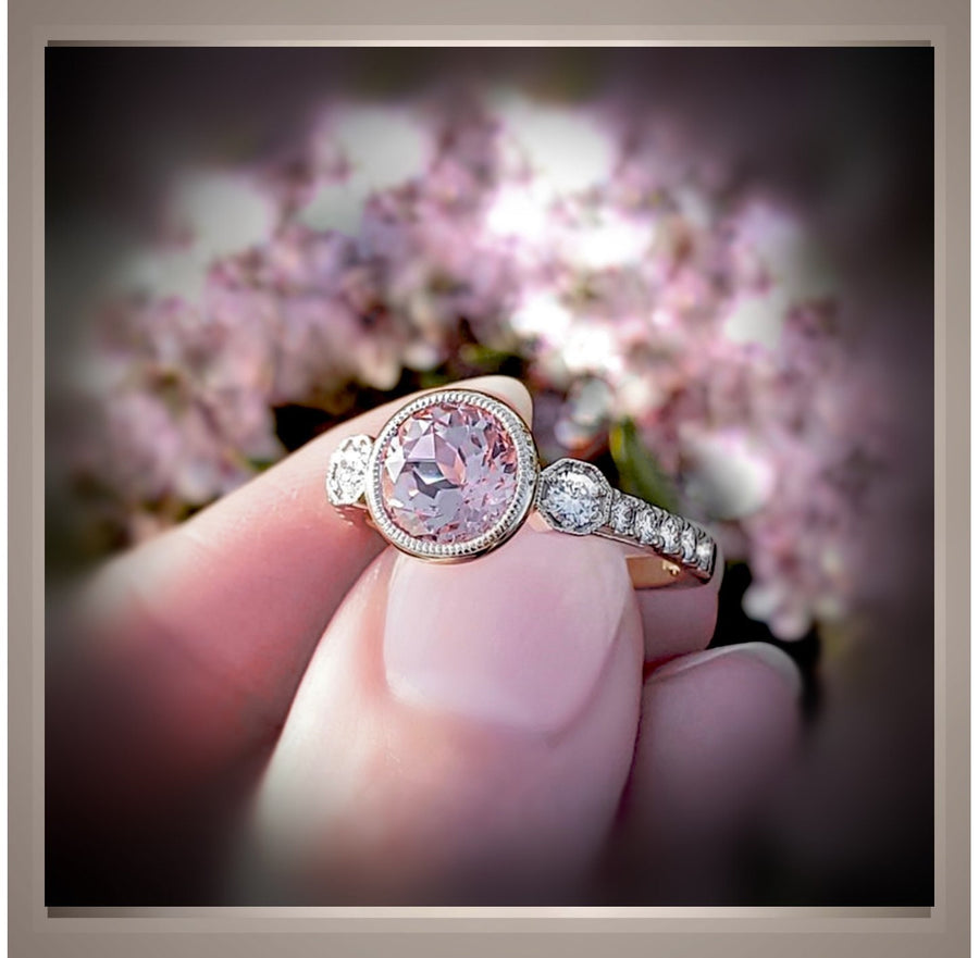 18ct Rose Gold & Platinum, 5.02ct Diamond & Argyle Pink Diamond Engage –  Matthew Ely Jewellery