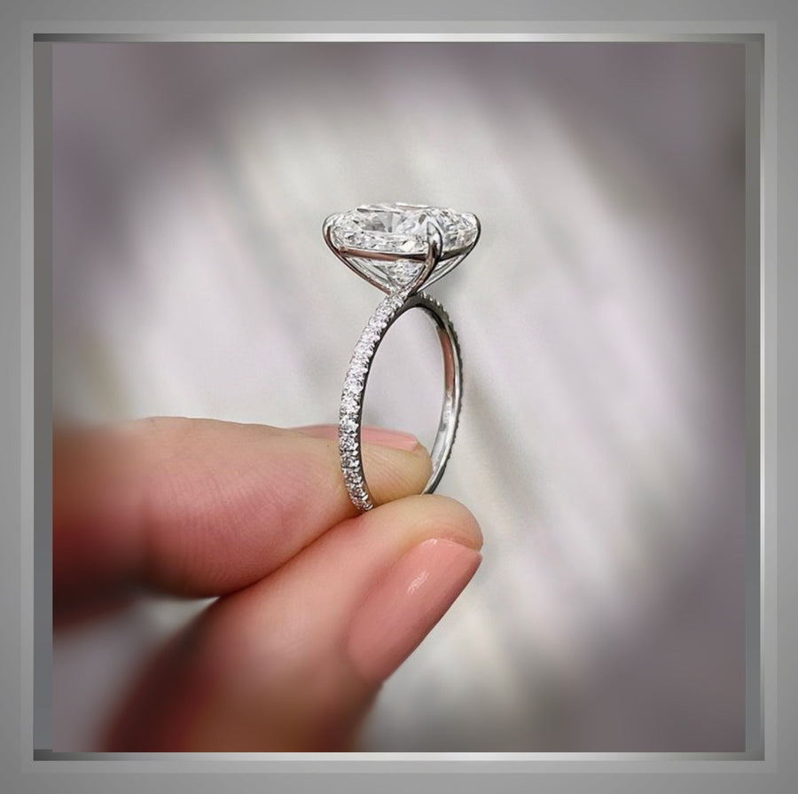 IGI Certified DIAMOND***5.82  Ct Cushion Cut Diamond Solitaire Engagement Ring  E VS1   Save 19,600.00