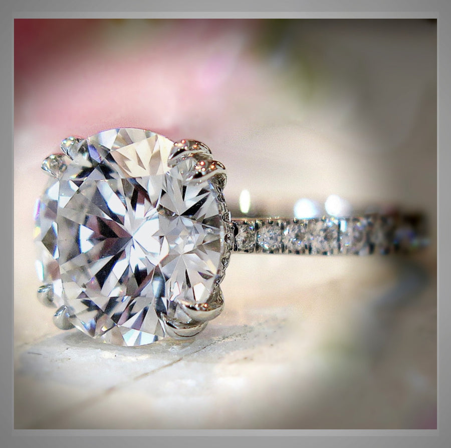 On Sale **3.64 Carat Brilliant Cut Round Diamond Solitaire Engagement Ring GIA Certified  SAVE over $10,000.00